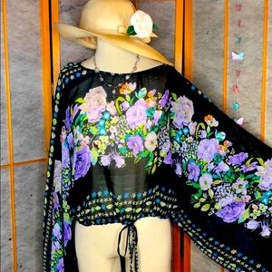 Ash & Sara Cover up short caftan L